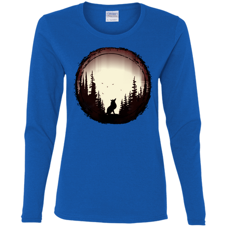 T-Shirts Royal / S A Wolf's Life Women's Long Sleeve T-Shirt