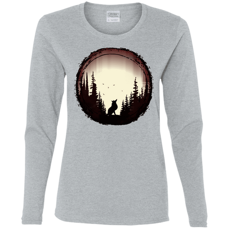 T-Shirts Sport Grey / S A Wolf's Life Women's Long Sleeve T-Shirt