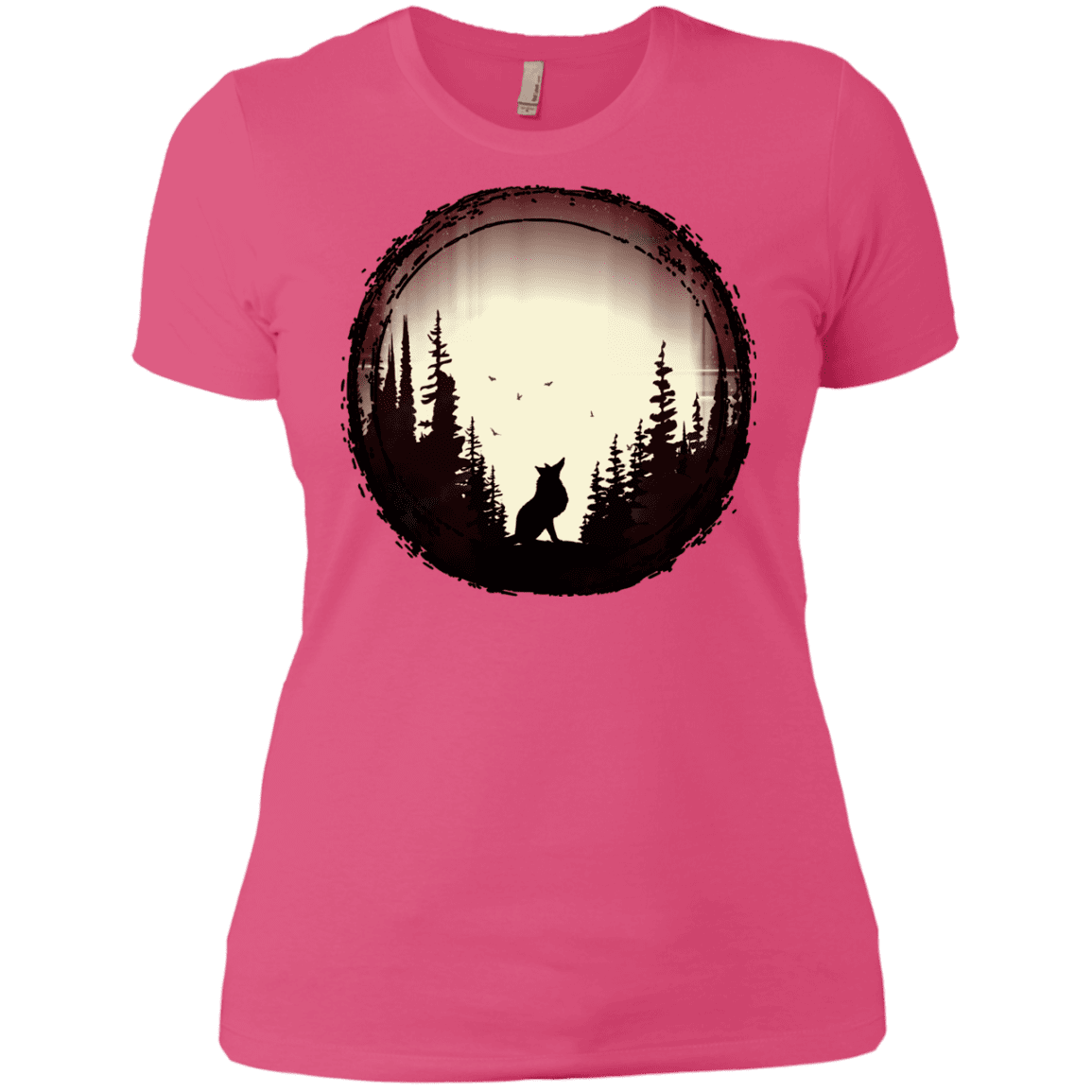 T-Shirts Hot Pink / X-Small A Wolf's Life Women's Premium T-Shirt