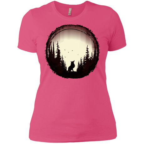 T-Shirts Hot Pink / X-Small A Wolf's Life Women's Premium T-Shirt