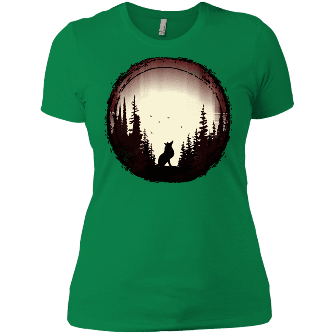 T-Shirts Kelly Green / X-Small A Wolf's Life Women's Premium T-Shirt