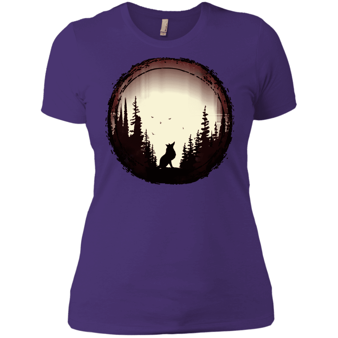 T-Shirts Purple Rush/ / X-Small A Wolf's Life Women's Premium T-Shirt