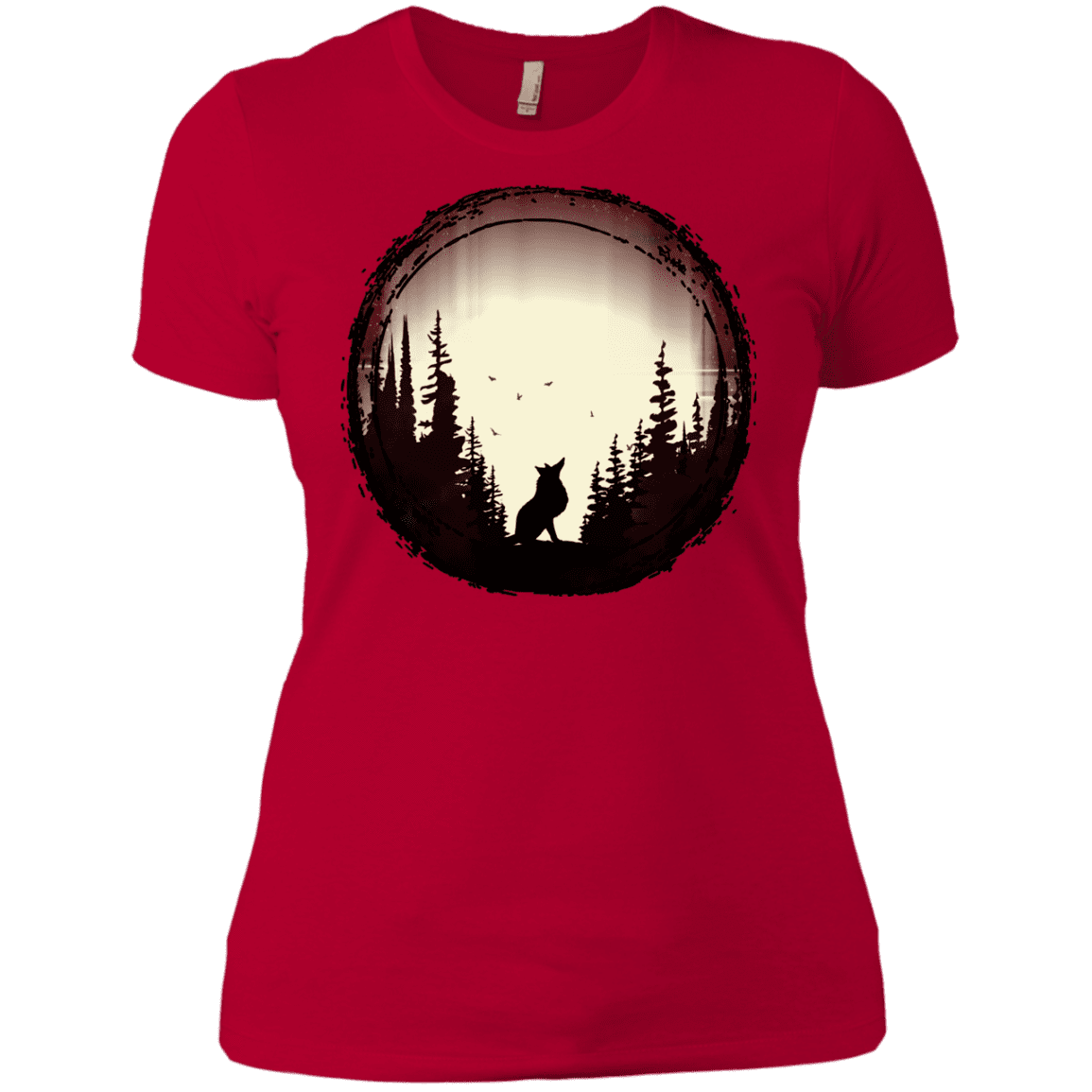 T-Shirts Red / X-Small A Wolf's Life Women's Premium T-Shirt