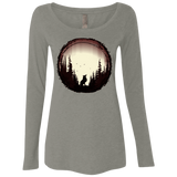 T-Shirts Venetian Grey / S A Wolf's Life Women's Triblend Long Sleeve Shirt