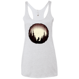 T-Shirts Heather White / X-Small A Wolf's Life Women's Triblend Racerback Tank