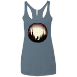 T-Shirts Indigo / X-Small A Wolf's Life Women's Triblend Racerback Tank