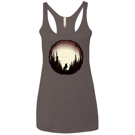 T-Shirts Macchiato / X-Small A Wolf's Life Women's Triblend Racerback Tank