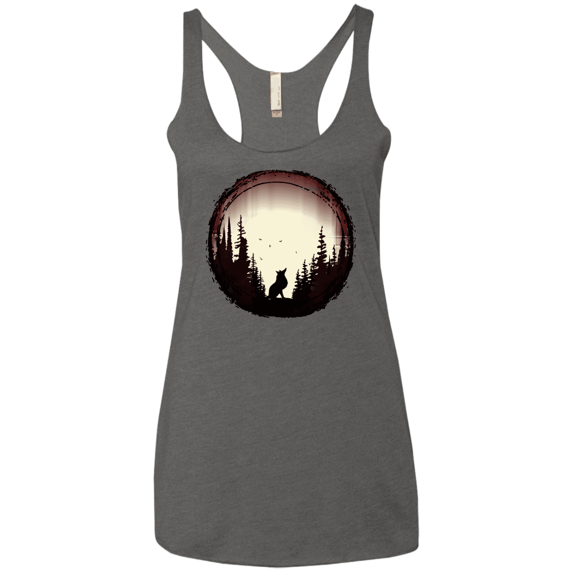 T-Shirts Premium Heather / X-Small A Wolf's Life Women's Triblend Racerback Tank