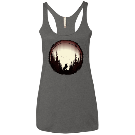 T-Shirts Premium Heather / X-Small A Wolf's Life Women's Triblend Racerback Tank