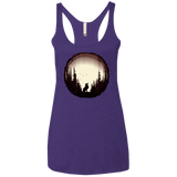 T-Shirts Purple Rush / X-Small A Wolf's Life Women's Triblend Racerback Tank