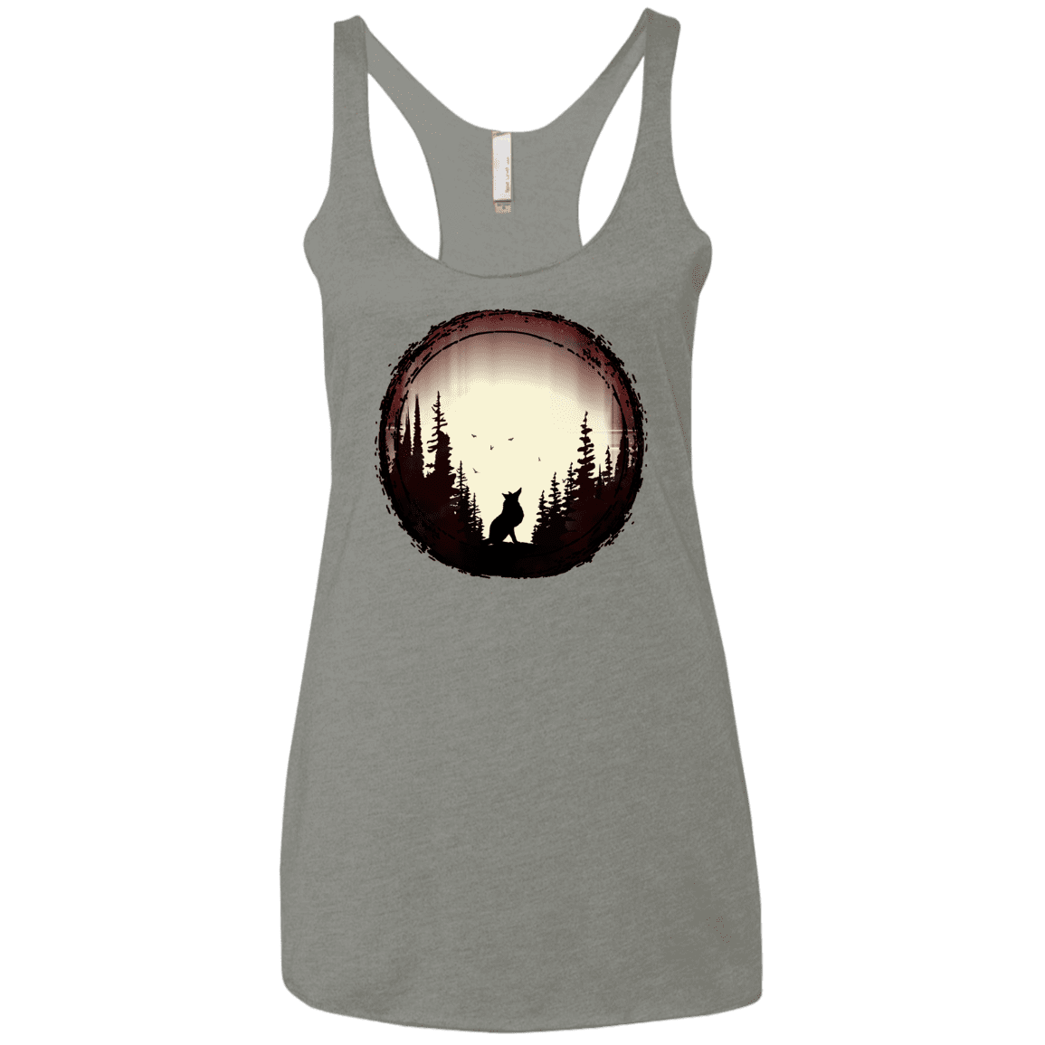 T-Shirts Venetian Grey / X-Small A Wolf's Life Women's Triblend Racerback Tank