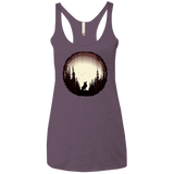 T-Shirts Vintage Purple / X-Small A Wolf's Life Women's Triblend Racerback Tank