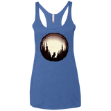 T-Shirts Vintage Royal / X-Small A Wolf's Life Women's Triblend Racerback Tank