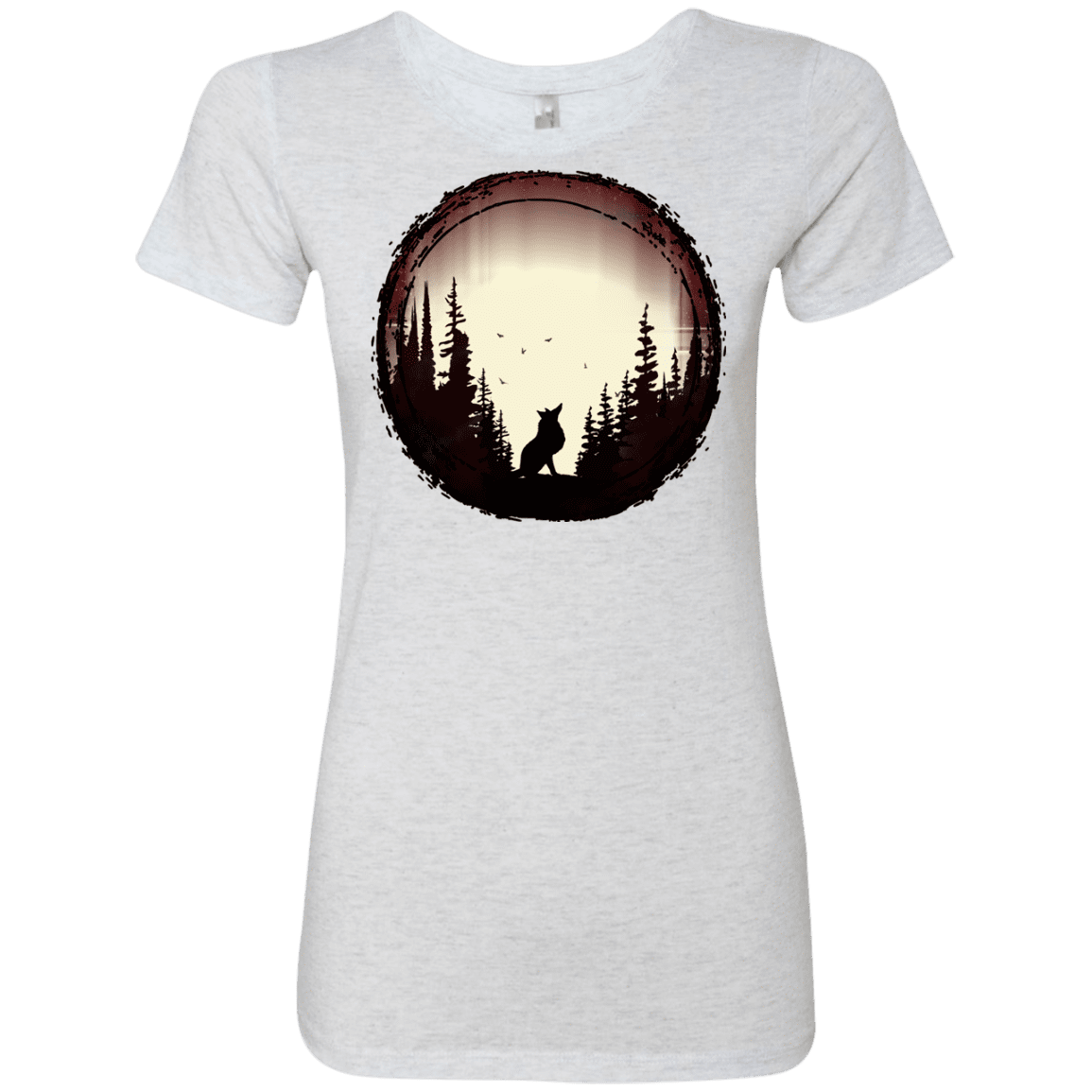 T-Shirts Heather White / S A Wolf's Life Women's Triblend T-Shirt