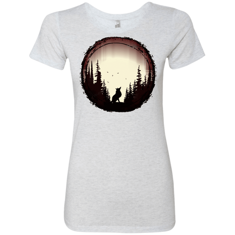 T-Shirts Heather White / S A Wolf's Life Women's Triblend T-Shirt