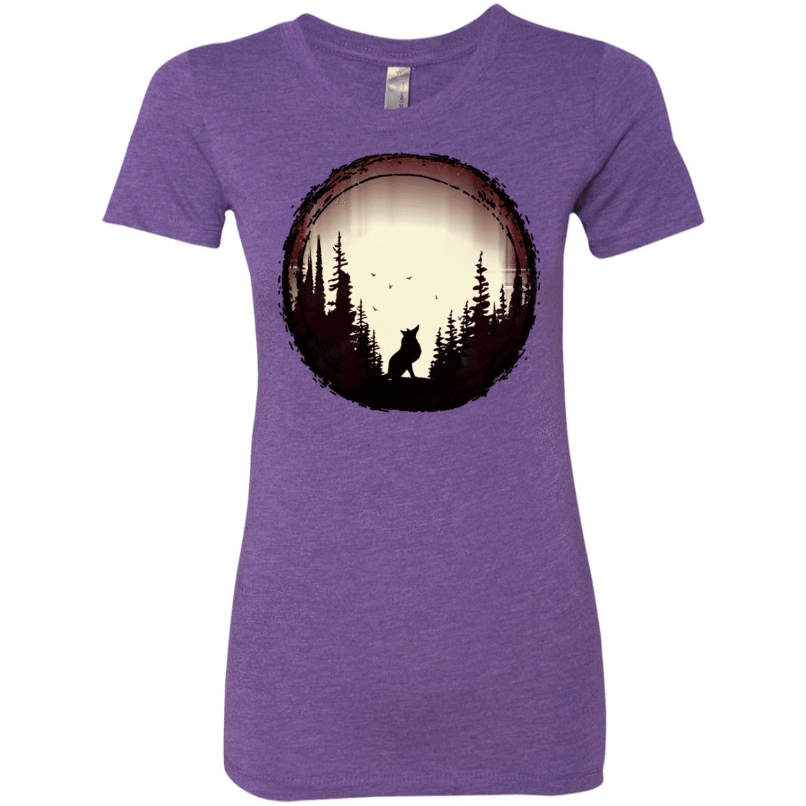 T-Shirts Purple Rush / S A Wolf's Life Women's Triblend T-Shirt