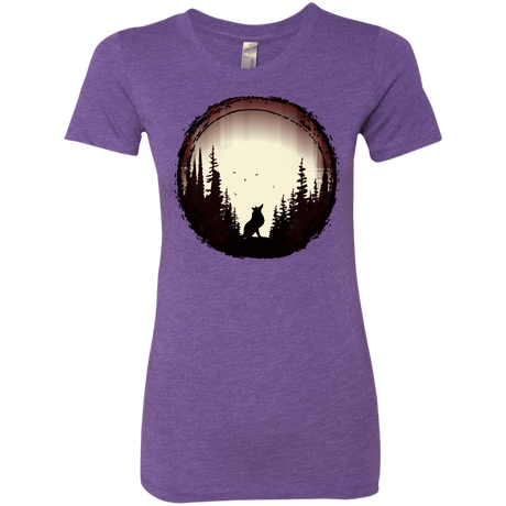 T-Shirts Purple Rush / S A Wolf's Life Women's Triblend T-Shirt