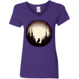 T-Shirts Purple / S A Wolf's Life Women's V-Neck T-Shirt