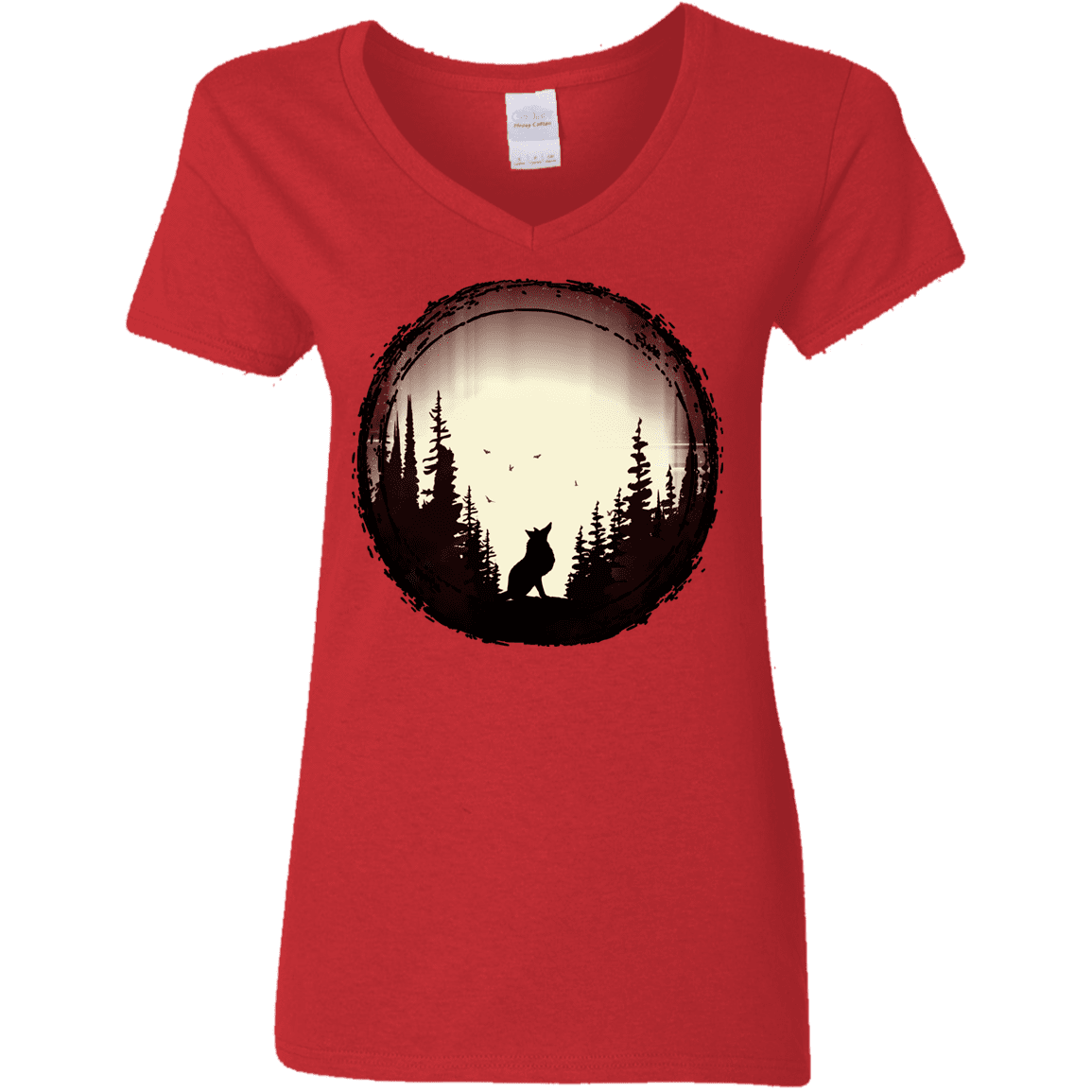 T-Shirts Red / S A Wolf's Life Women's V-Neck T-Shirt