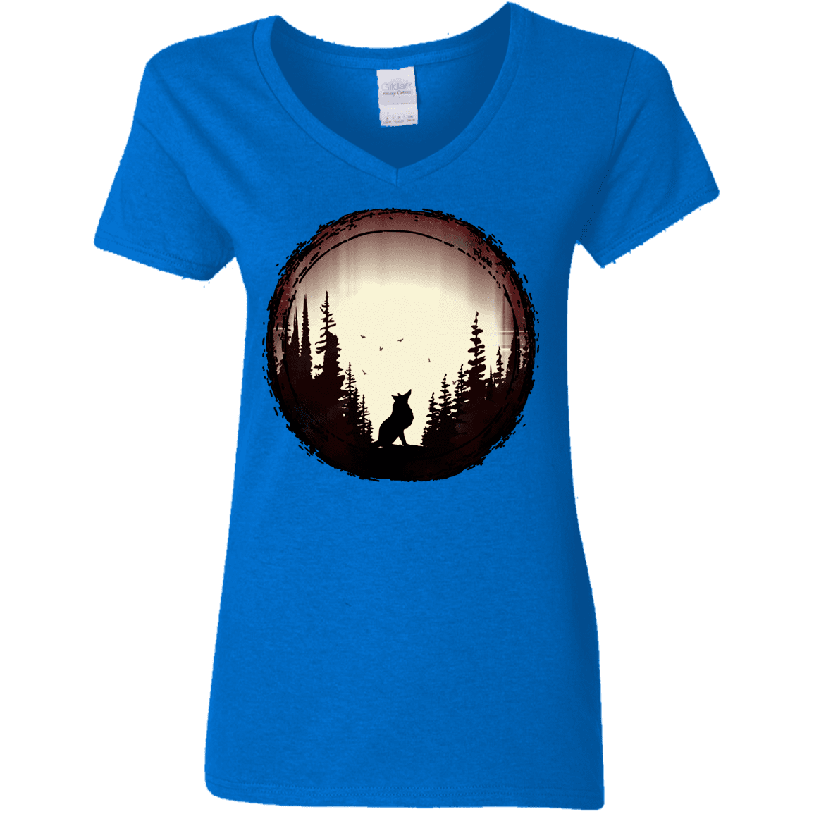 T-Shirts Royal / S A Wolf's Life Women's V-Neck T-Shirt