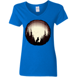 T-Shirts Royal / S A Wolf's Life Women's V-Neck T-Shirt