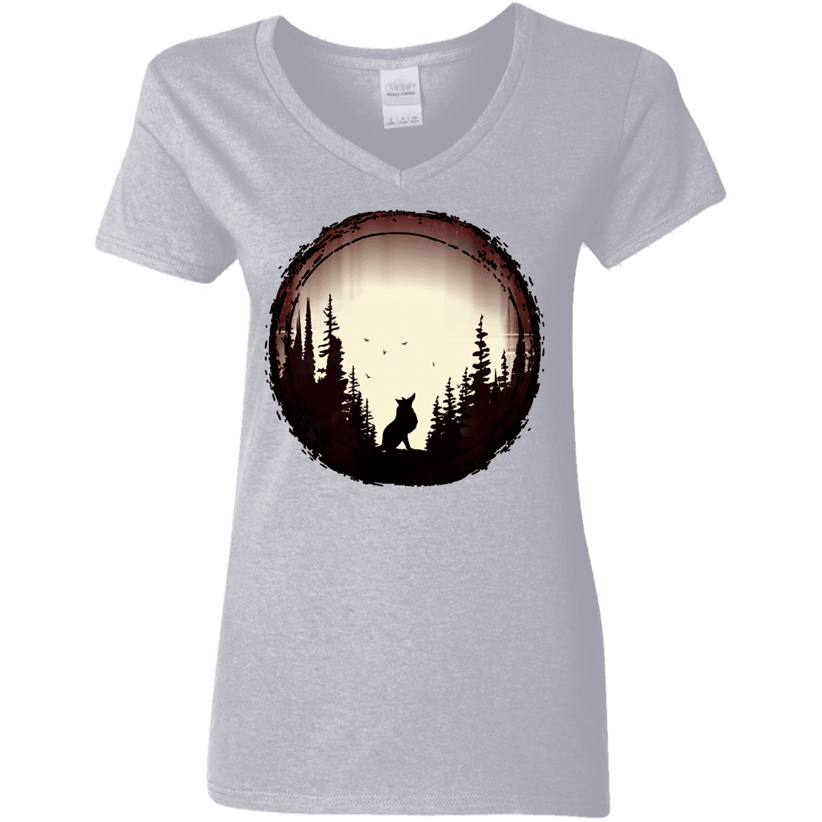 T-Shirts Sport Grey / S A Wolf's Life Women's V-Neck T-Shirt