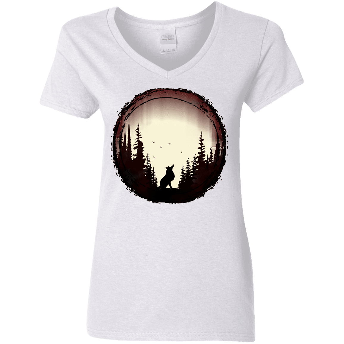 T-Shirts White / S A Wolf's Life Women's V-Neck T-Shirt