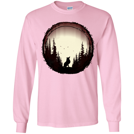 T-Shirts Light Pink / YS A Wolf's Life Youth Long Sleeve T-Shirt