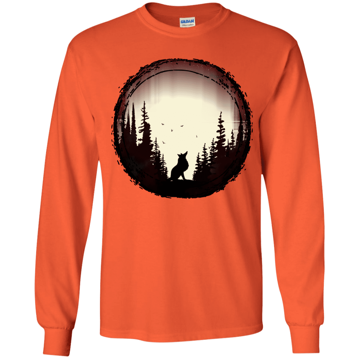 T-Shirts Orange / YS A Wolf's Life Youth Long Sleeve T-Shirt