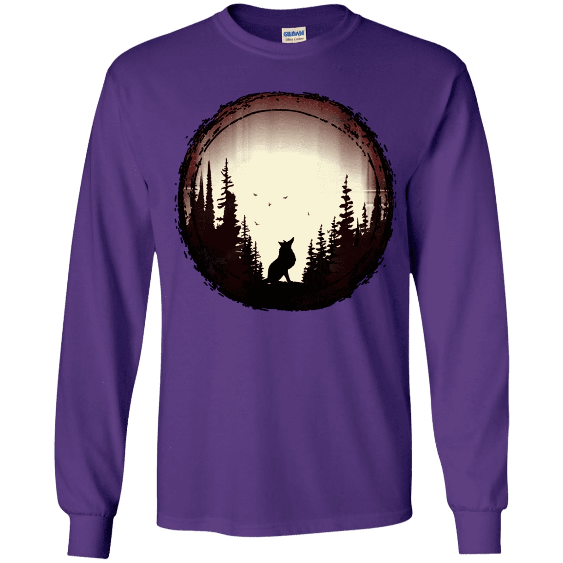T-Shirts Purple / YS A Wolf's Life Youth Long Sleeve T-Shirt