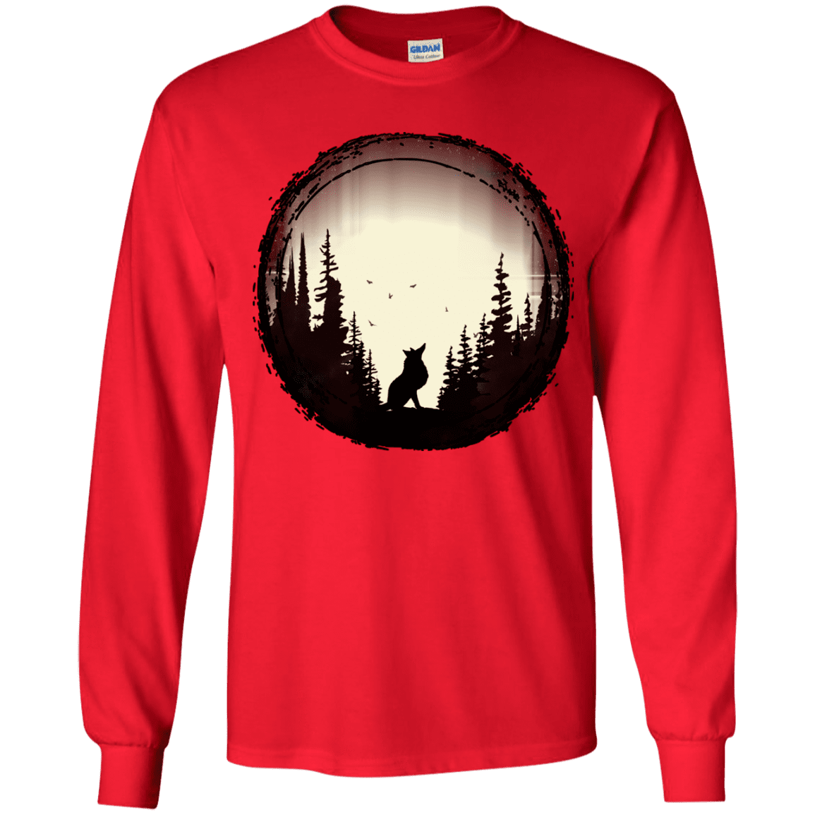 T-Shirts Red / YS A Wolf's Life Youth Long Sleeve T-Shirt