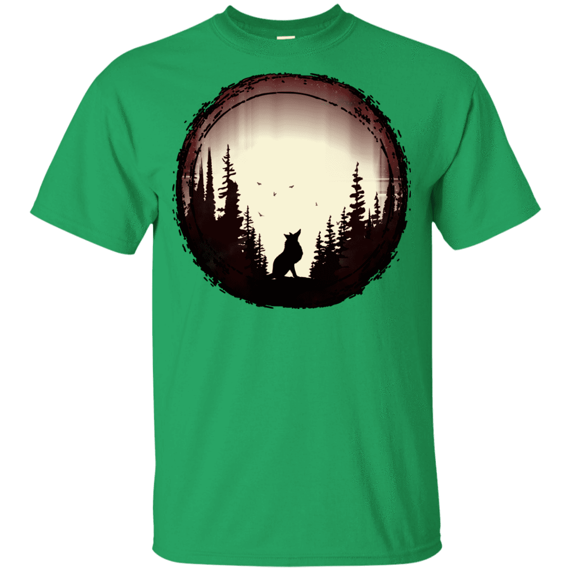 T-Shirts Irish Green / YXS A Wolf's Life Youth T-Shirt