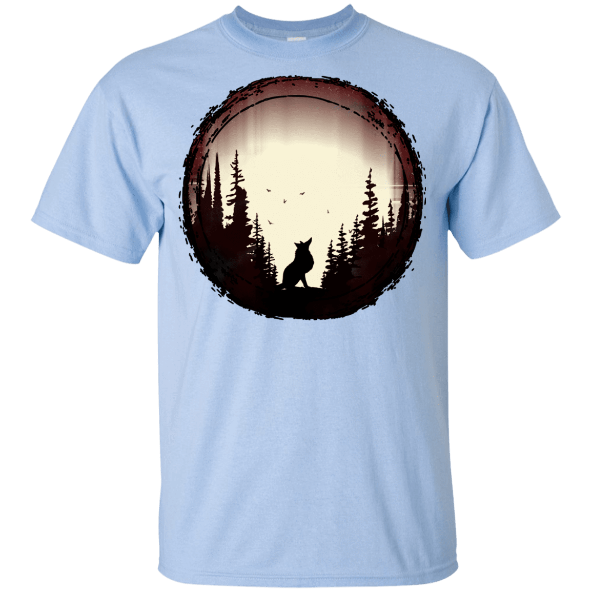 T-Shirts Light Blue / YXS A Wolf's Life Youth T-Shirt