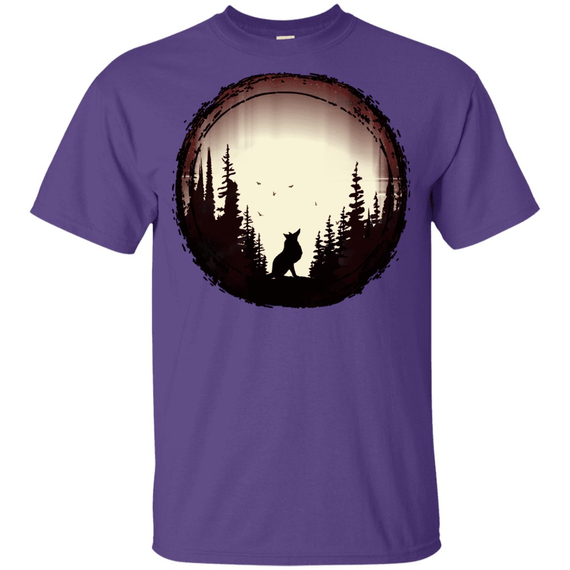 T-Shirts Purple / YXS A Wolf's Life Youth T-Shirt