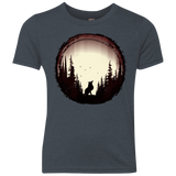 T-Shirts Vintage Navy / YXS A Wolf's Life Youth Triblend T-Shirt