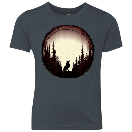 T-Shirts Vintage Navy / YXS A Wolf's Life Youth Triblend T-Shirt