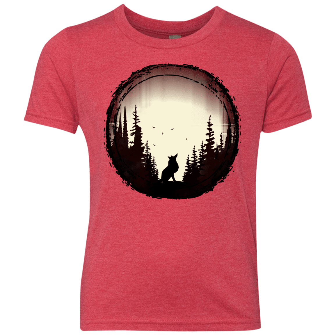 T-Shirts Vintage Red / YXS A Wolf's Life Youth Triblend T-Shirt