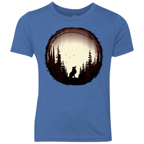 T-Shirts Vintage Royal / YXS A Wolf's Life Youth Triblend T-Shirt