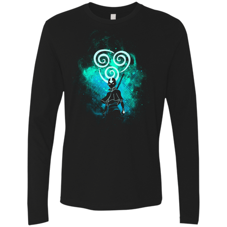 T-Shirts Black / Small Aang Art Men's Premium Long Sleeve