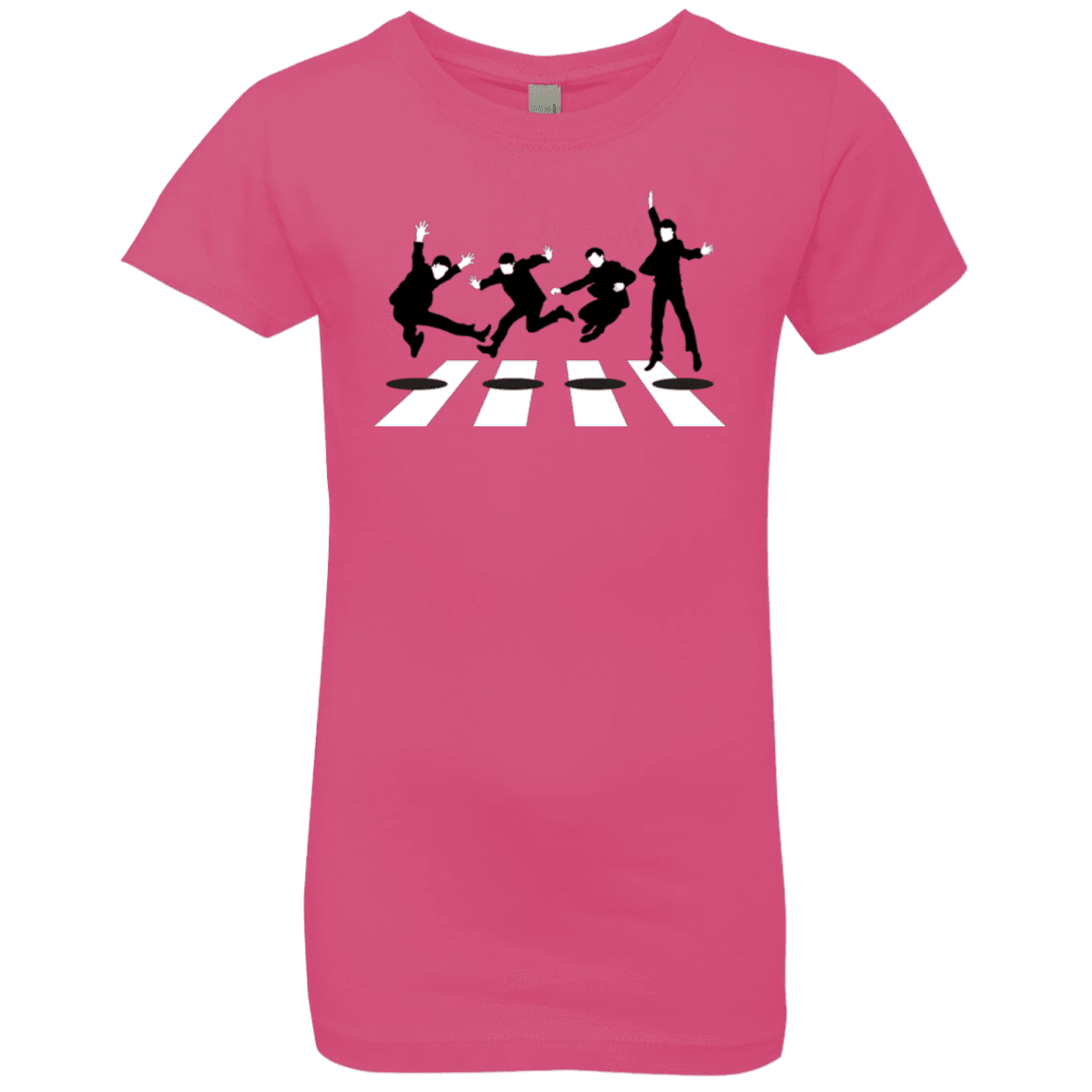 T-Shirts Hot Pink / YXS Abbey Jump Girls Premium T-Shirt