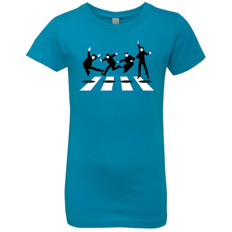 T-Shirts Turquoise / YXS Abbey Jump Girls Premium T-Shirt