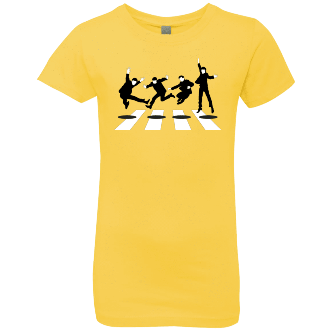 T-Shirts Vibrant Yellow / YXS Abbey Jump Girls Premium T-Shirt