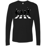 T-Shirts Black / Small Abbey Jump Men's Premium Long Sleeve