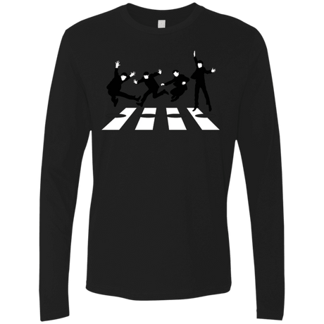 T-Shirts Black / Small Abbey Jump Men's Premium Long Sleeve