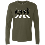 T-Shirts Military Green / Small Abbey Jump Men's Premium Long Sleeve