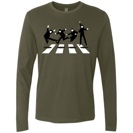 T-Shirts Military Green / Small Abbey Jump Men's Premium Long Sleeve