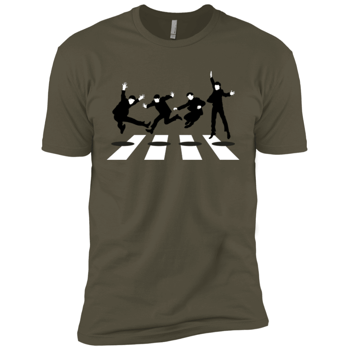 T-Shirts Military Green / X-Small Abbey Jump Men's Premium T-Shirt