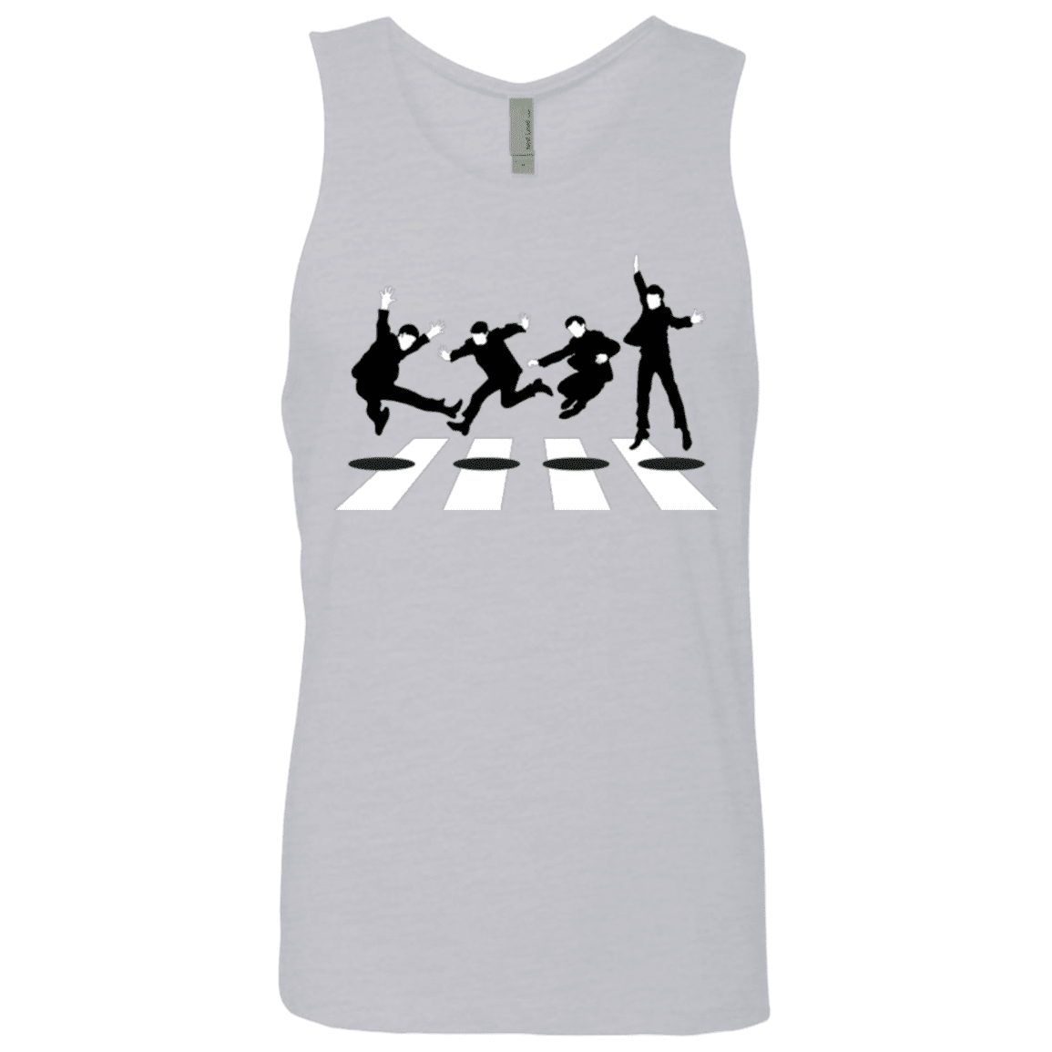 T-Shirts Heather Grey / Small Abbey Jump Men's Premium Tank Top