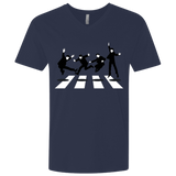 T-Shirts Midnight Navy / X-Small Abbey Jump Men's Premium V-Neck