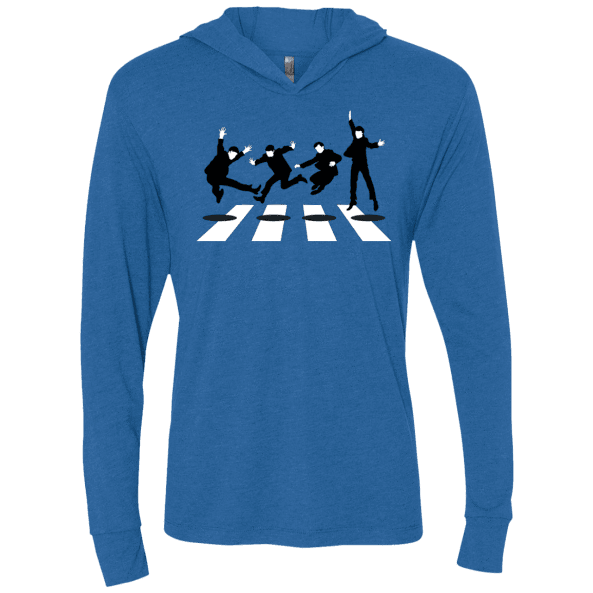 T-Shirts Vintage Royal / X-Small Abbey Jump Triblend Long Sleeve Hoodie Tee